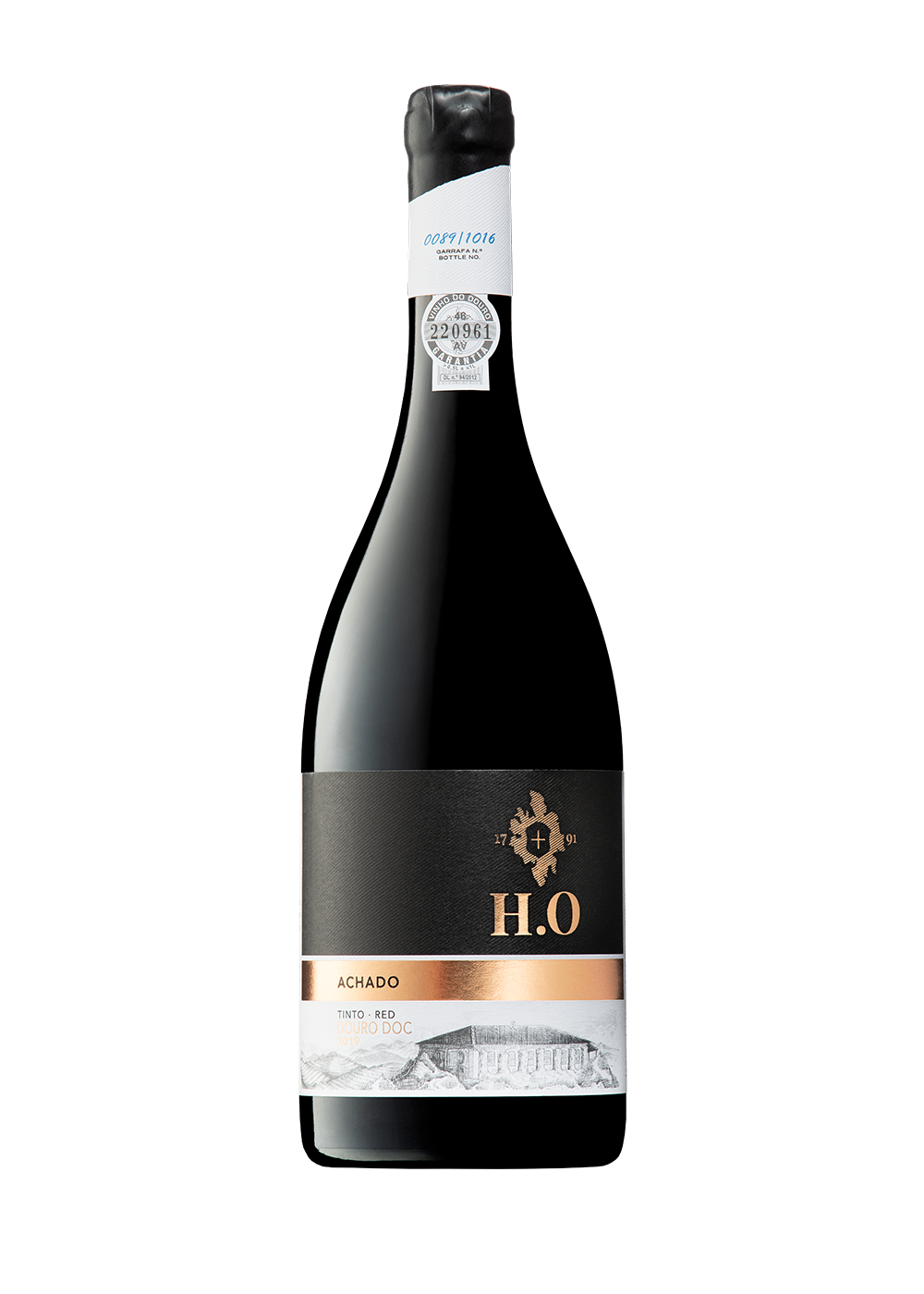 bottle of garrafa ho achado tinto