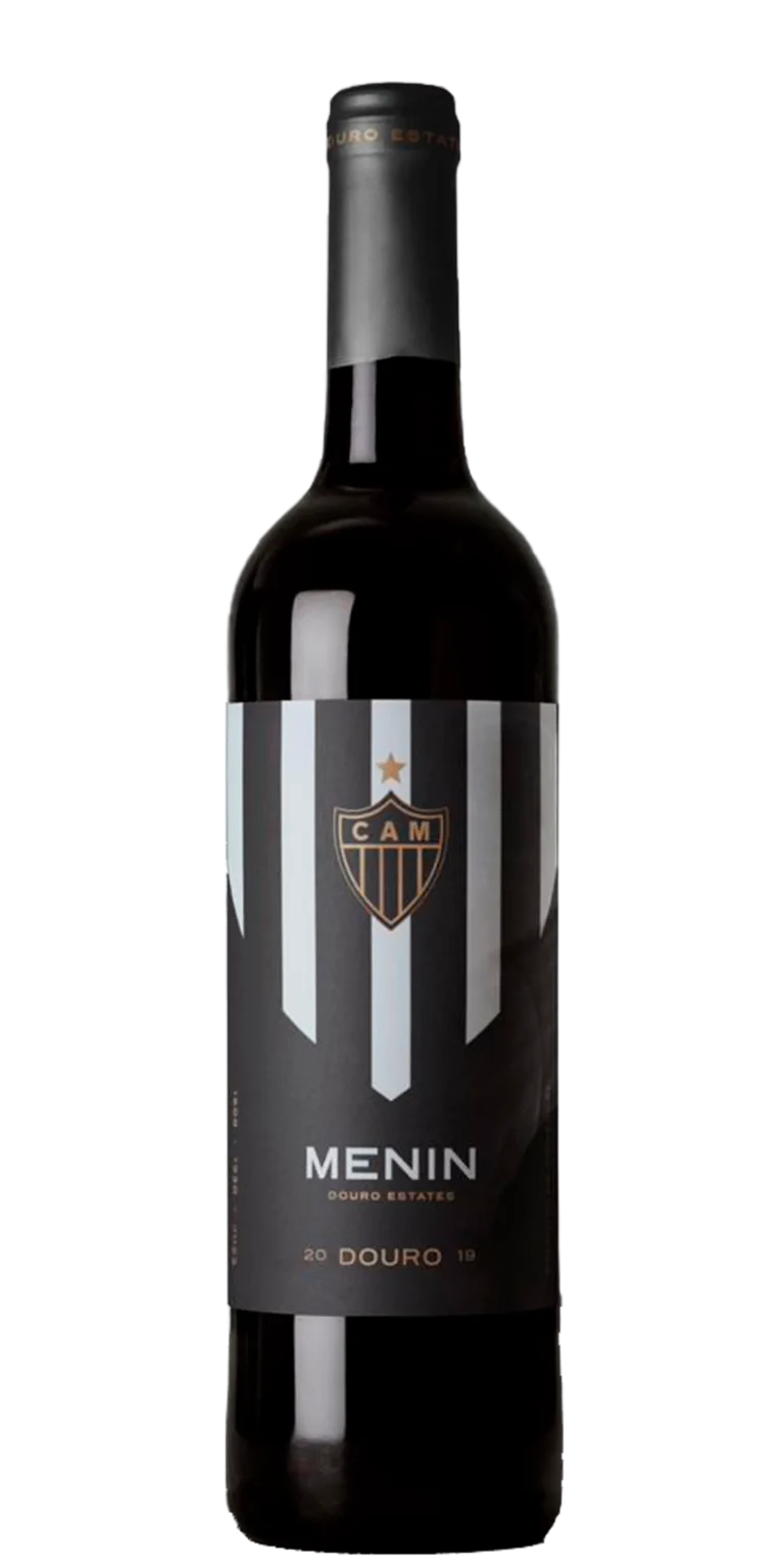 Foto de produto, sem fundo, do vinho Menin Atlético